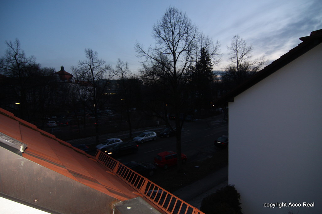 Blick vom Balkon